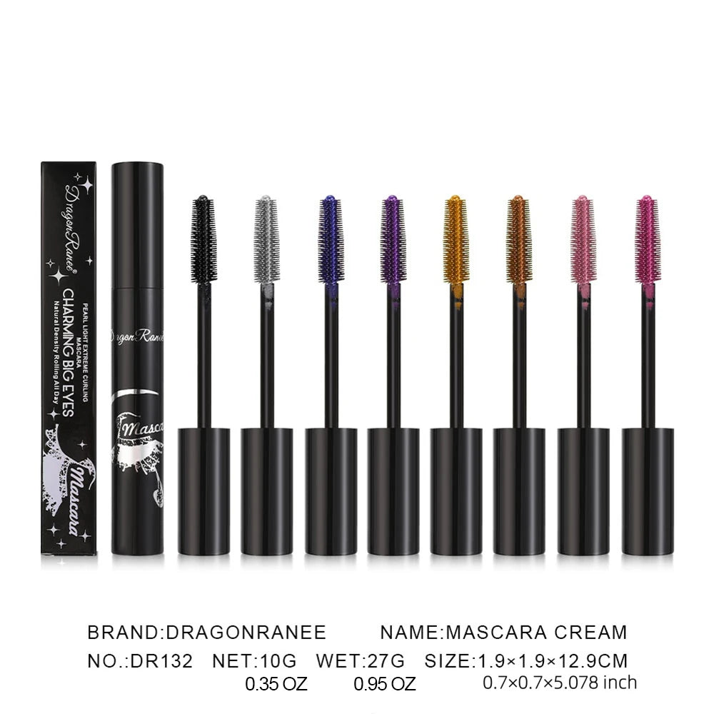 Colorful Mascara, Long-Lasting, Waterproof, Non-Smudged, Lightweight, Smooth, Easy to Color, Thick, Slender, Thick and Lengthening Zpaxo