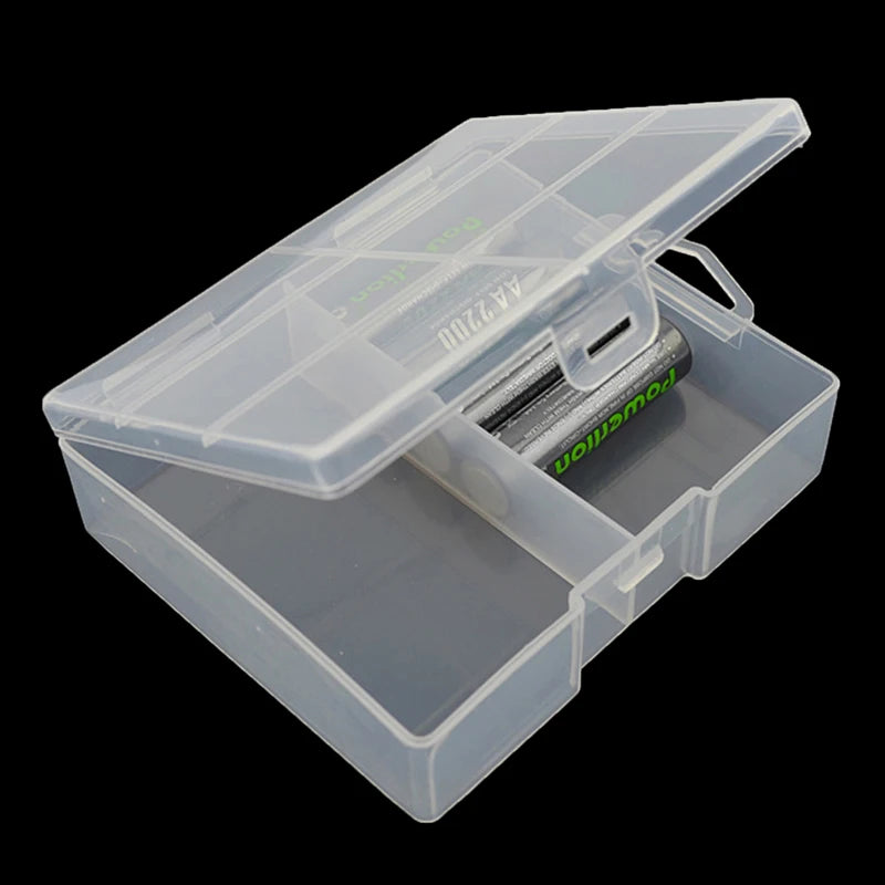One-pack Transparent AA Battery Plastic Storage Divider Equipment Zpaxo