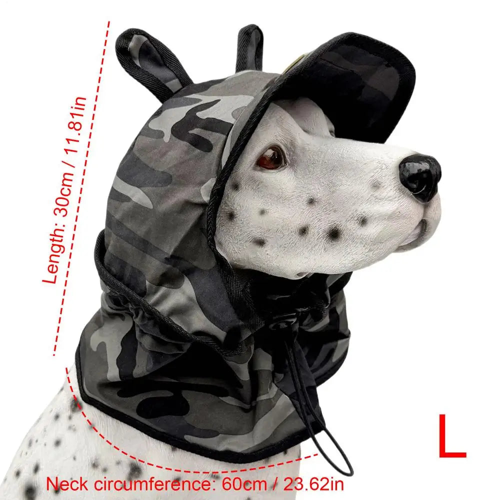 Dog Sun Hat – UV Protection Adjustable Bucket Hat for Pets Dog Sun Hat Zpaxo L