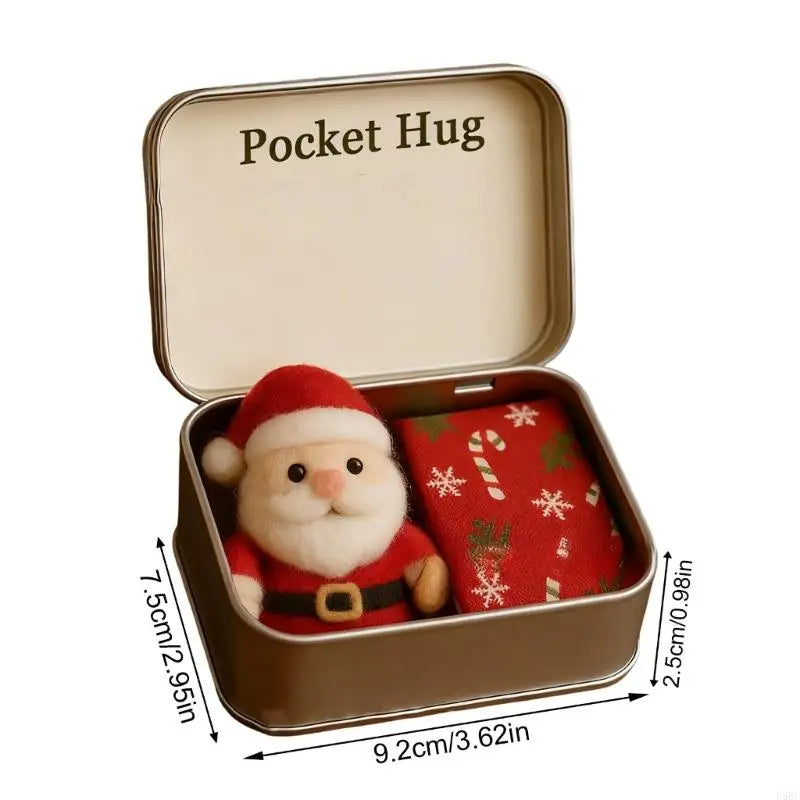 Cloth Christmas Hug Ornament Family Celebration Friendly Holiday