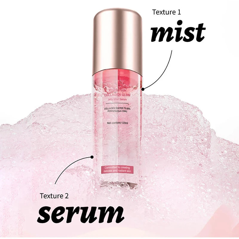 PDRN Hydrating Essence Mist Toner Brightening Revitalizing Women Facial Spray Moisturizer Plant Extract Daily Face Glow Care Zpaxo