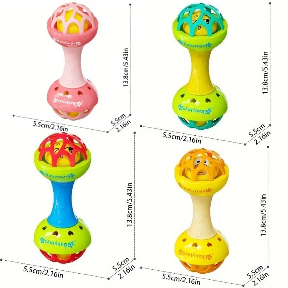 Baby Double Headed Ringing Toy Available Multiple Colors Bright