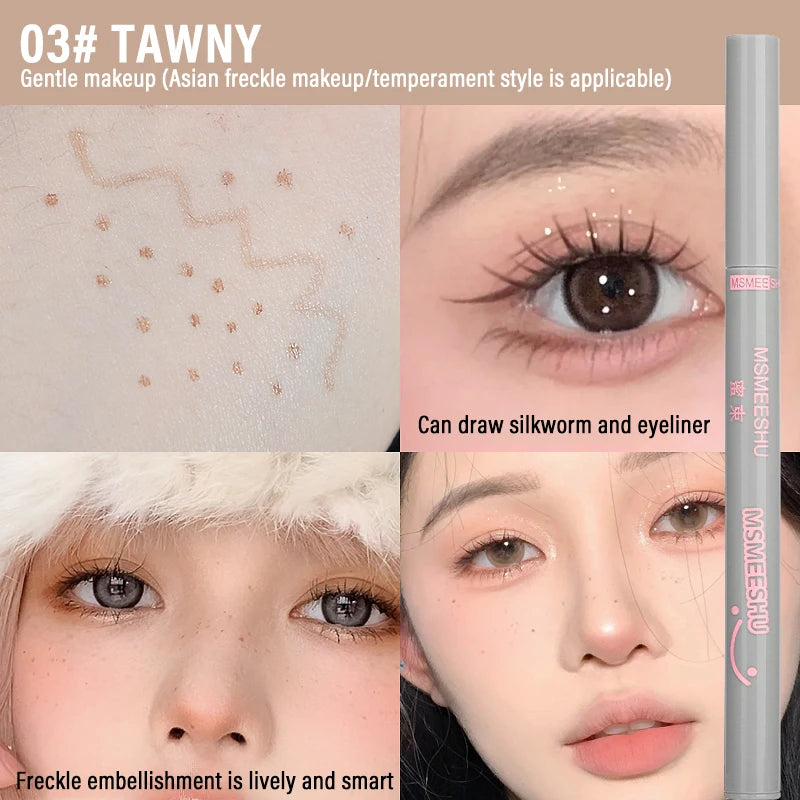 Fake Freckles Pen Round Head Natural Fast Drying Waterproof Mole