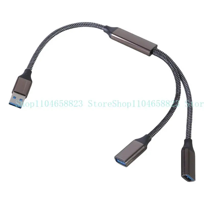 652F USB3 0 Male Double Female Y Splitter Adapter Cable Fast Speed Zpaxo