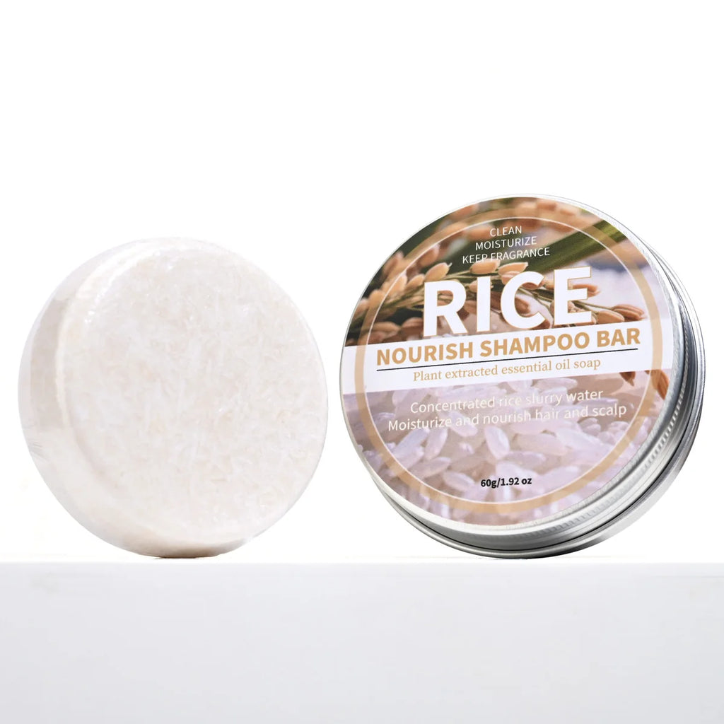 Rice Water Shampoo Bar – Natural Deep Cleansing Hair Soap Shampoo Bar Zpaxo