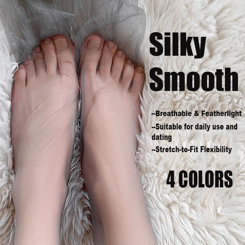 1 Pair Women Sexy Breathable Tights Transparent Elastic Pantyhose
