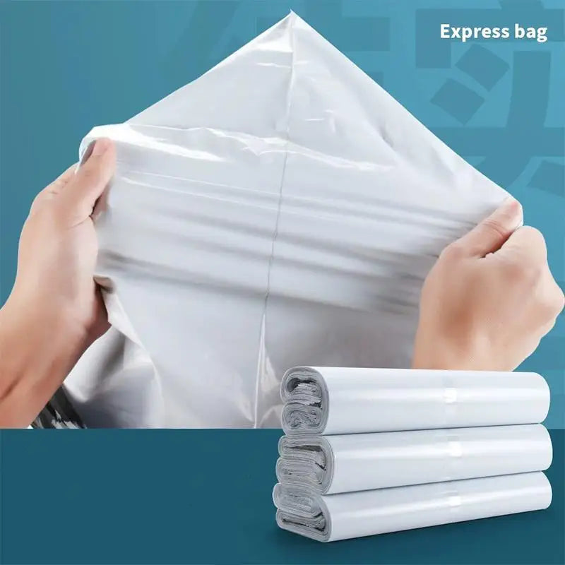 White Self Adhesive Seal Courier Bags Express Mail Envelope Storage Zpaxo