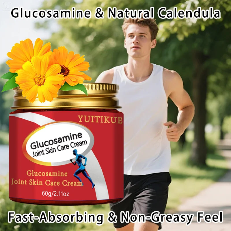 YUITIKUE Glucosamine Joint Cream 60g – Fast-Absorbing Formula Glucosamine Joint Cream Zpaxo
