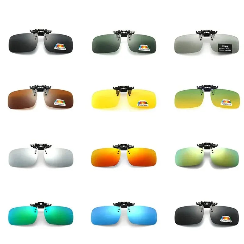 Polarized Clip-On Sunglasses UV400 – HD Driving & Outdoor Shades