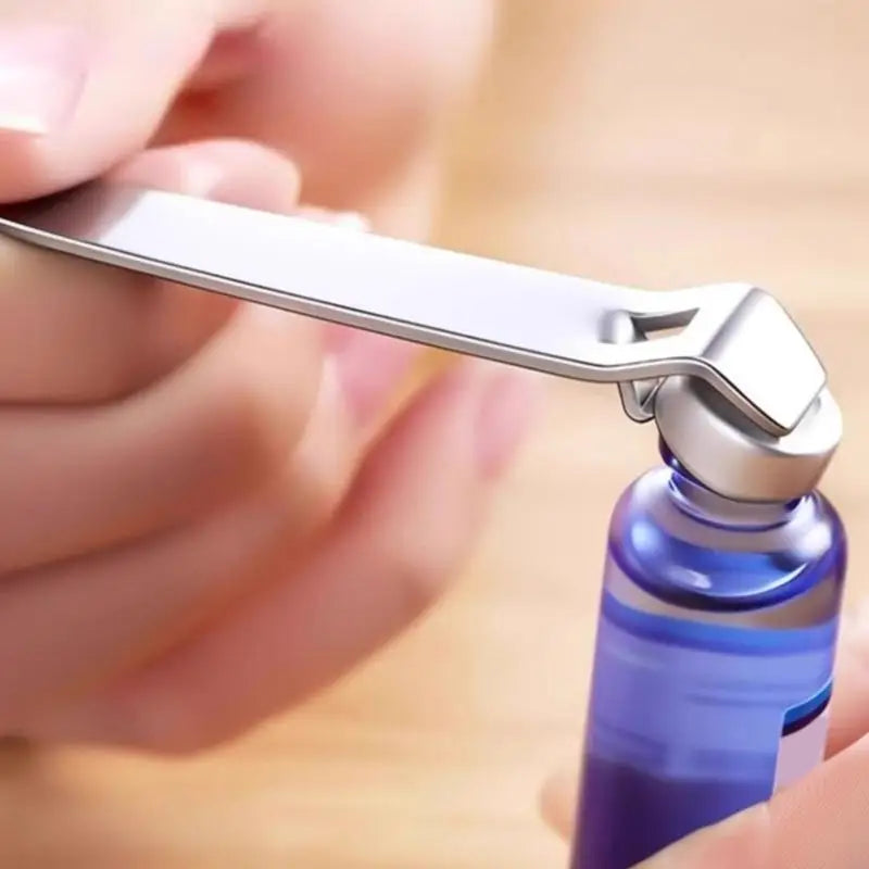Travel Friendly Nonrust Steel Peroral Vials Opener Portable Durable