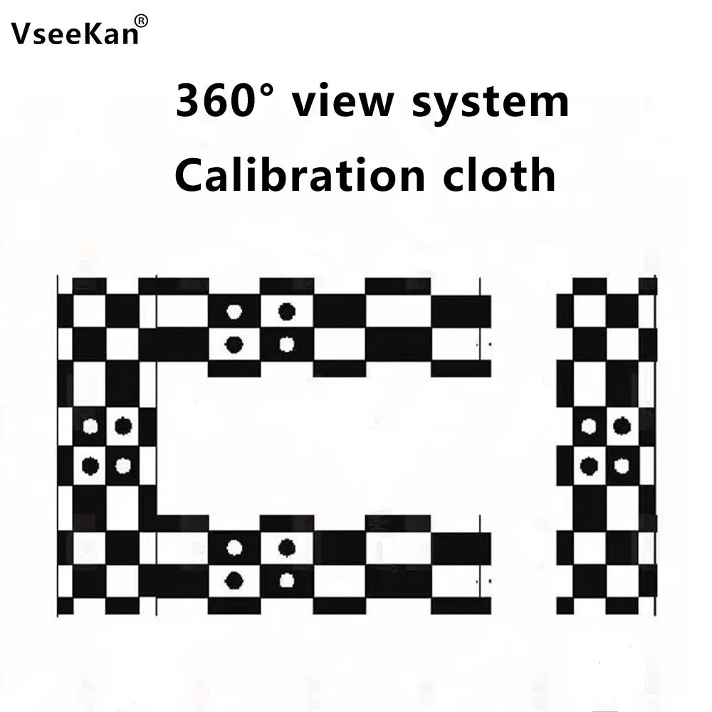 Auto-correction Tracing Point Car 360 Panoramic Surround View Video