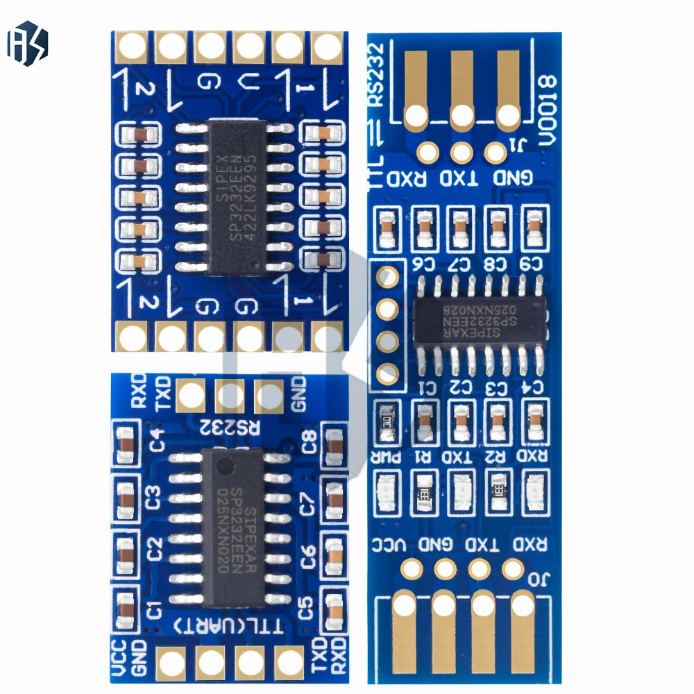 SP3232 RS232-TTL Converter Module: 3V-5.5V Bidirectional Serial Adapter for Arduino-Compatible Zpaxo