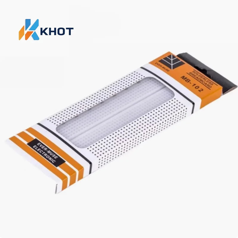 MB-102 830 hole 165 × 55 × 10mm MB-102 high-quality breadboard circuit board experimental board universal board 830 holeMB-102 Zpaxo