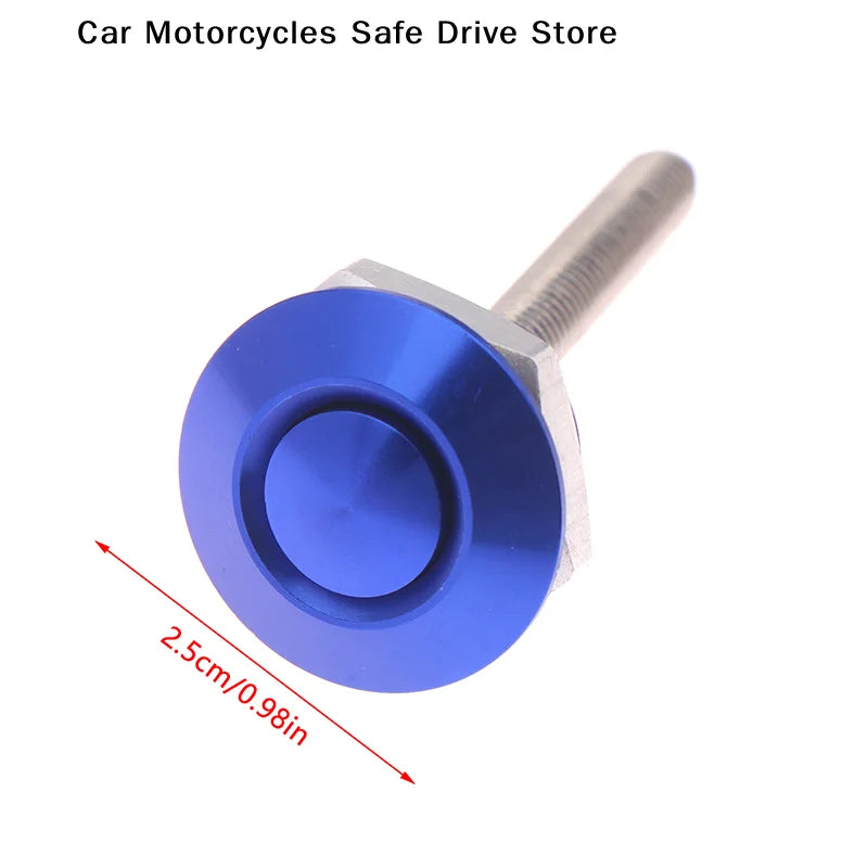 Universal Push Button Billet Quick Release Fasteners Racing Car Front