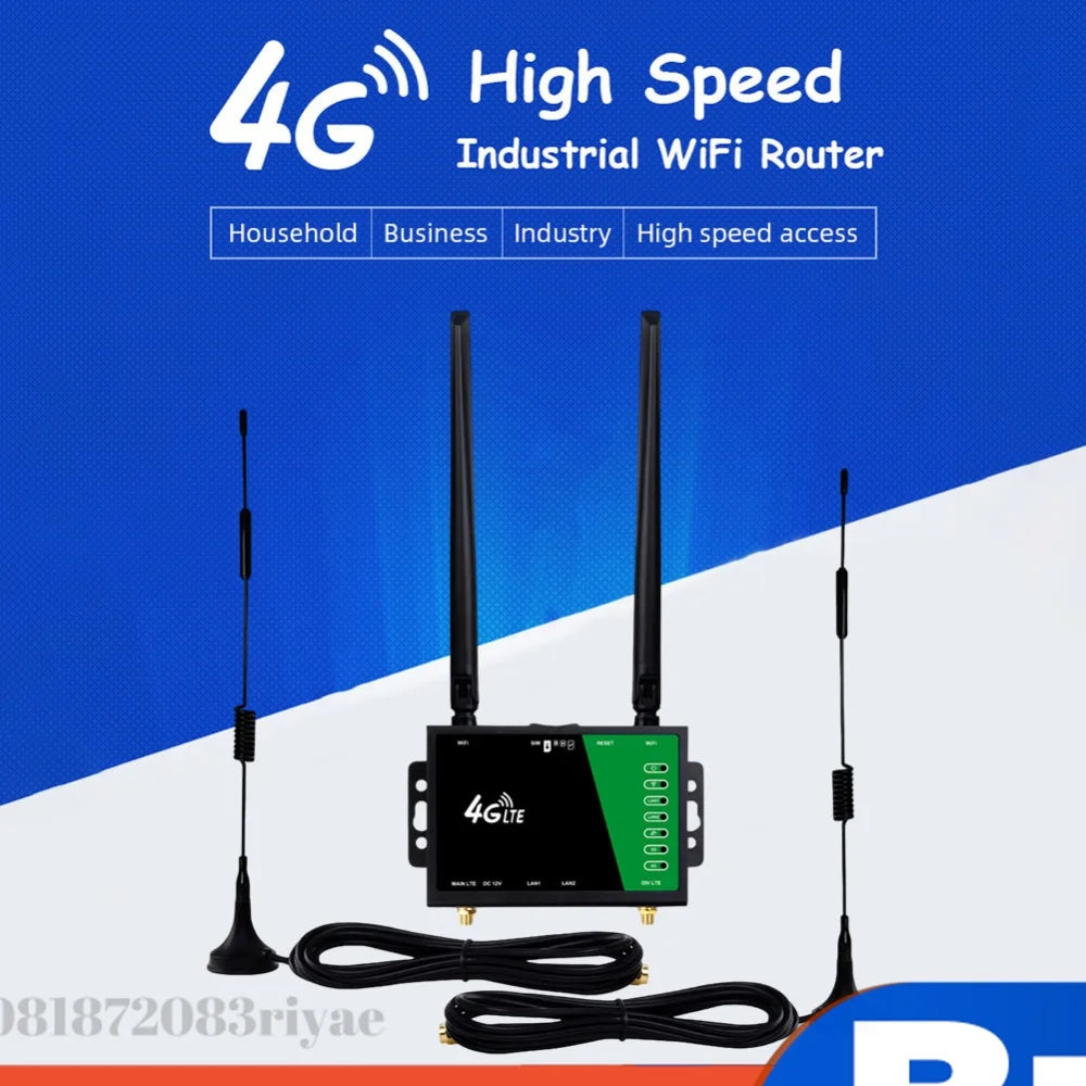 LTE CPE Router Wifi SIM Card Slot 4 Antennas Wireless 150Mbps