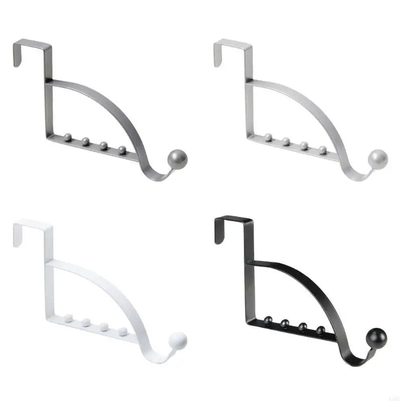 Over The Door Hooks for Hangers Strong Over Door Hook for Hanging Clothes,Towels,Robes,Hats,Bags Scarves and More Zpaxo