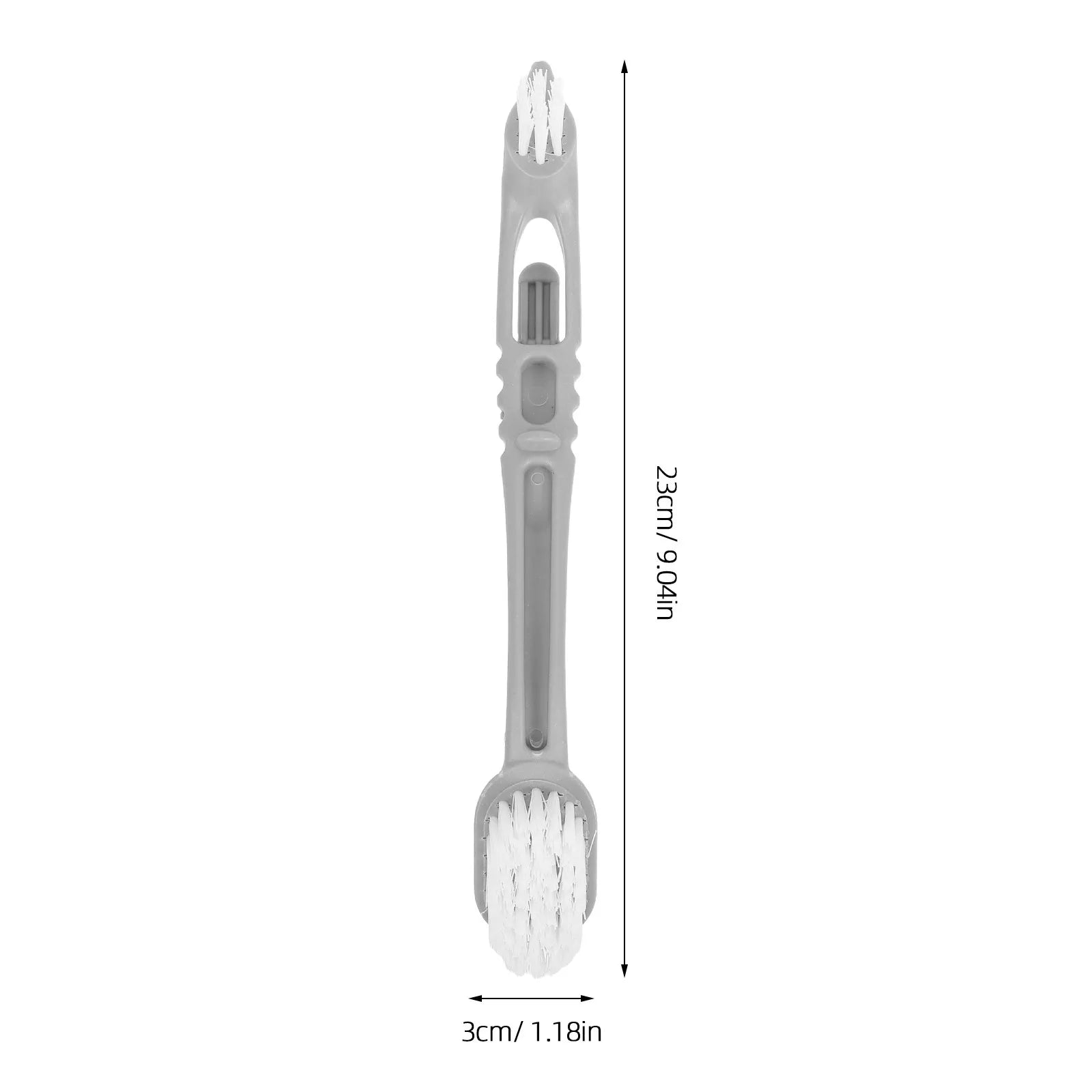 Bird Cage Cleaning Brush Dual Head Ergonomic Long Handle Poop Cleaner