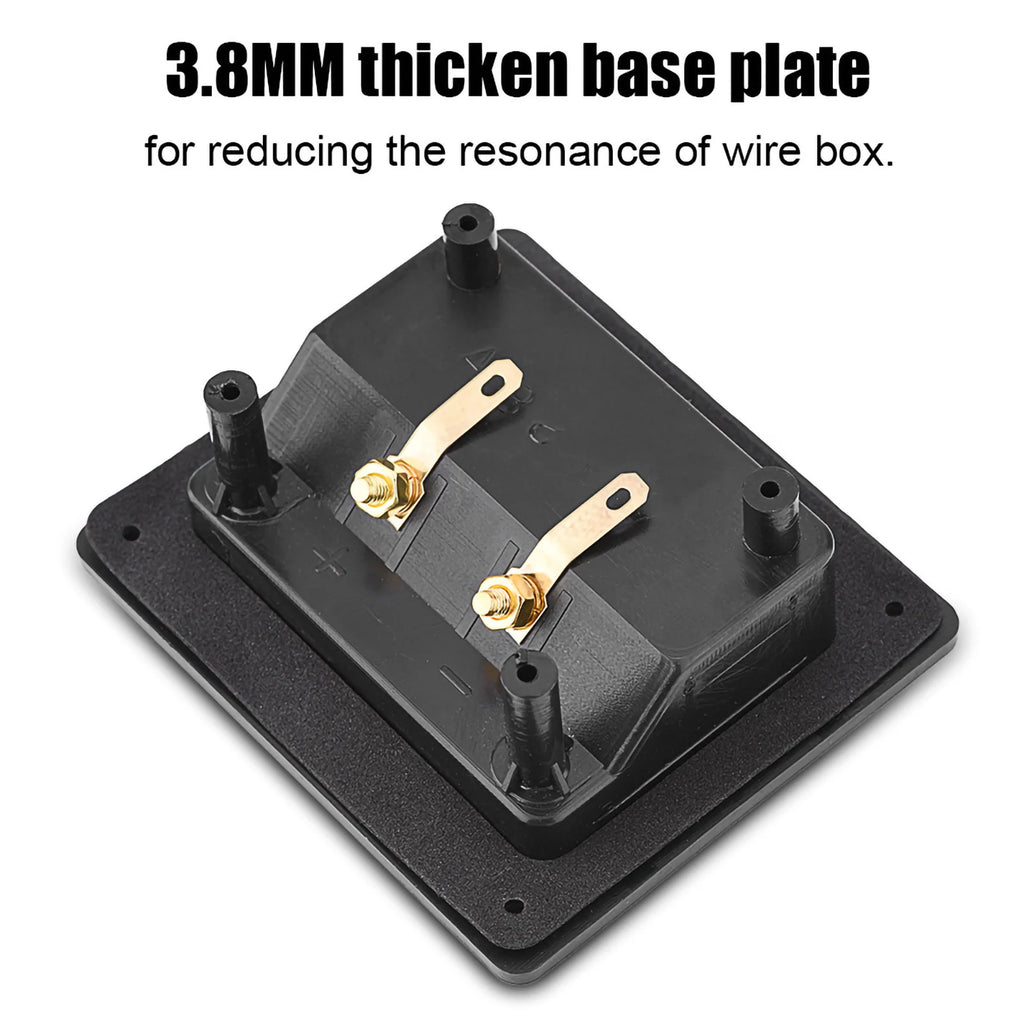 Terminal Box Acoustic Components Hifi Speaker 2 Copper Binding Post