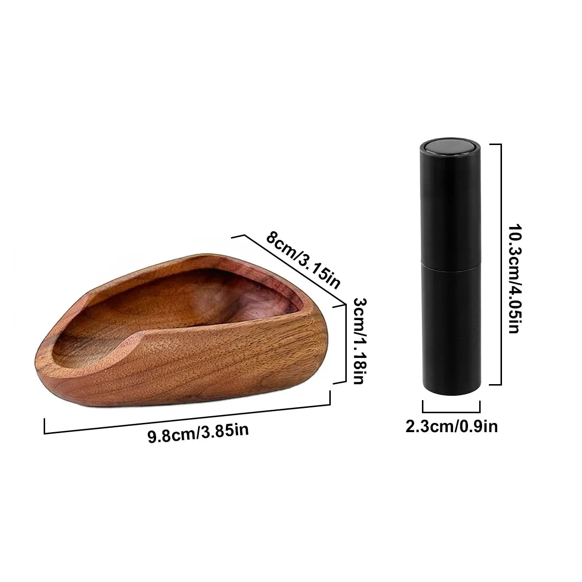Wooden Coffee Bean Dosing Cup & Spray Bottle Barista Set Barista Accessory Set Zpaxo