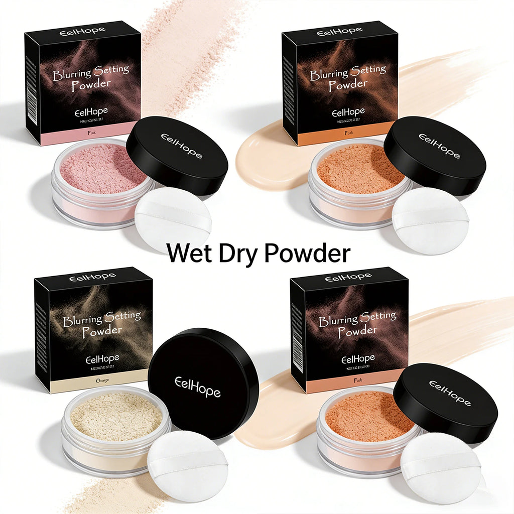 Two In One Wet Dry Powder Compact Natural Lightweight Matte Long Lasting Non Fading Sunscreen Anti Inflammatory Oil Control Zpaxo