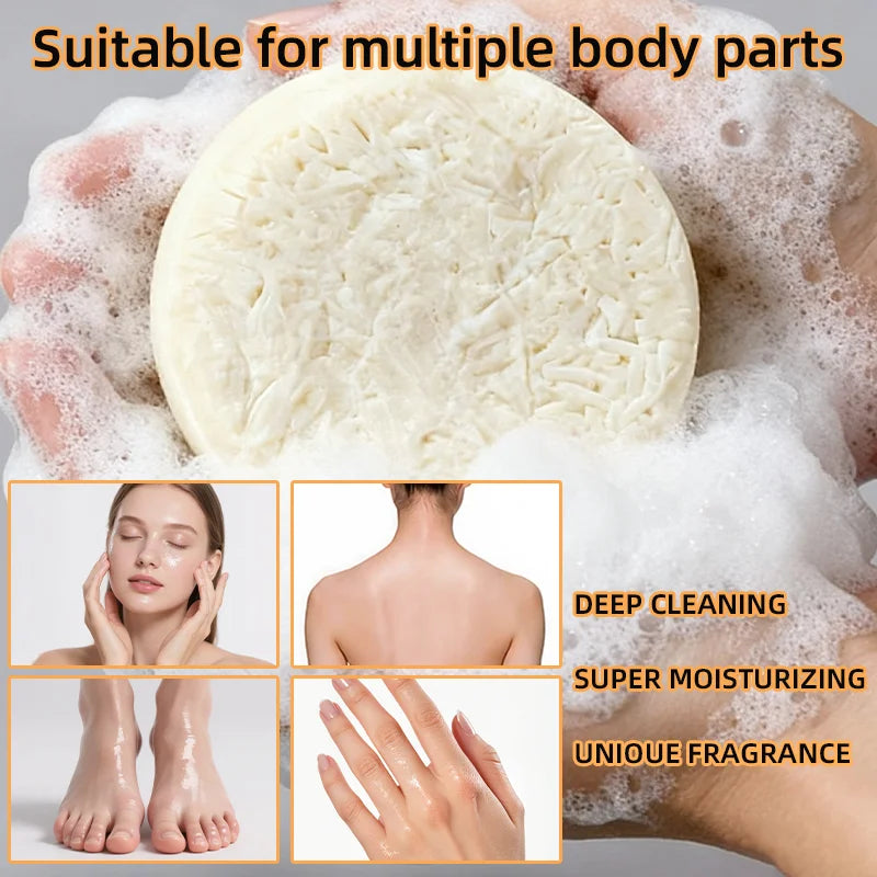 Rice Water Brightening Soap – Kojic Acid & Hyaluronic Acid Brightening Bar Soap Zpaxo
