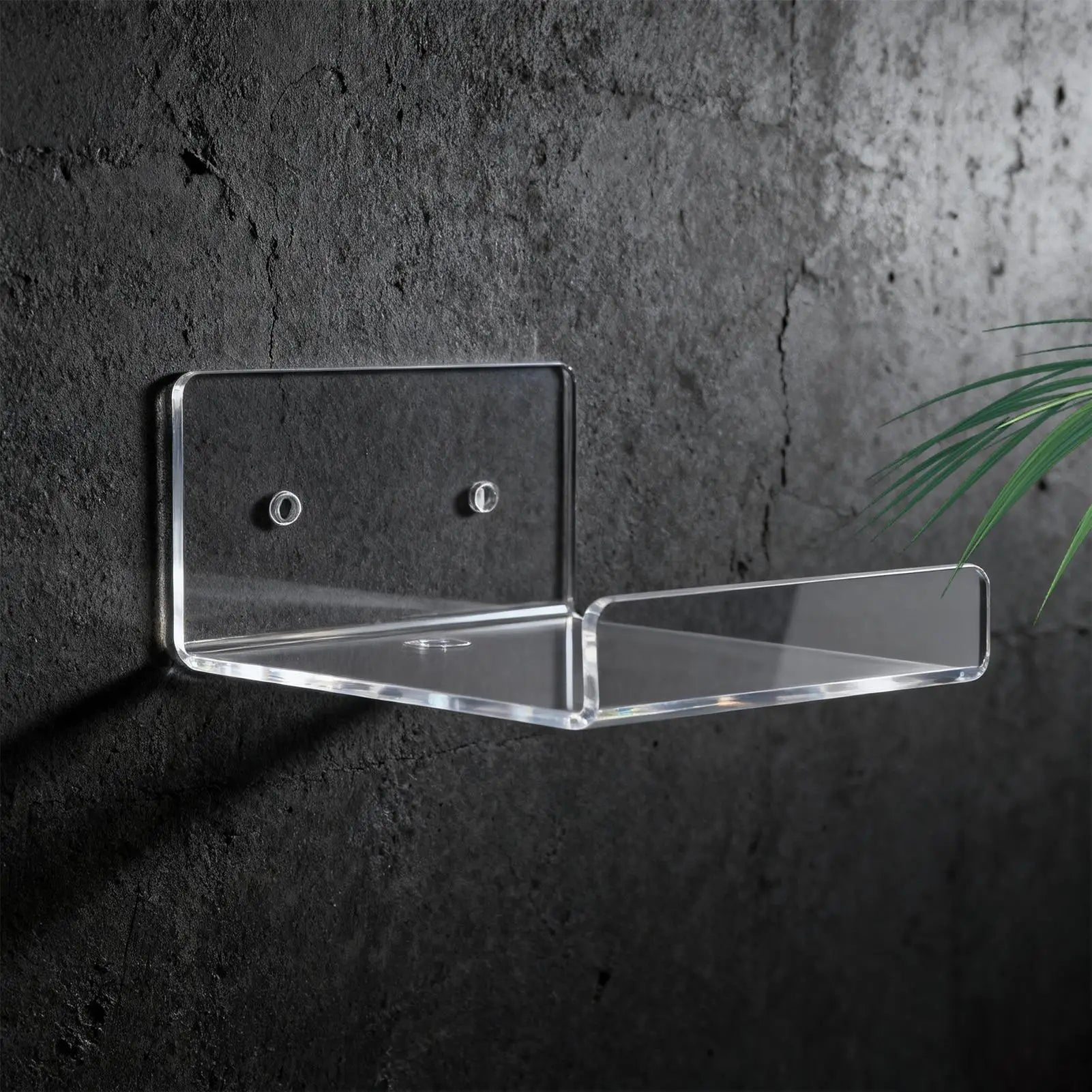Acrylic Floating Shelves 3 Display Rack Bathroom Makeup Renters