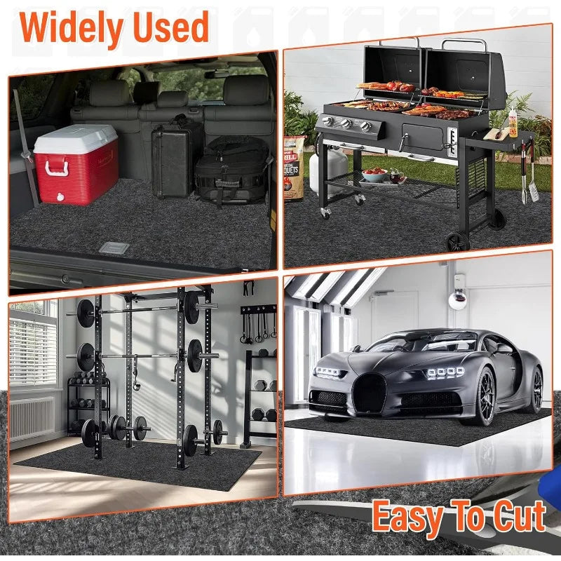 Reusable Waterproof Garage Oil Drip Mat – Anti-Slip Spill Pad