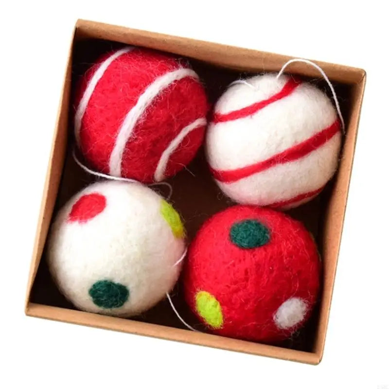 Merry Felt Snowflake Balls Decorations Hanging Decoration Christmas