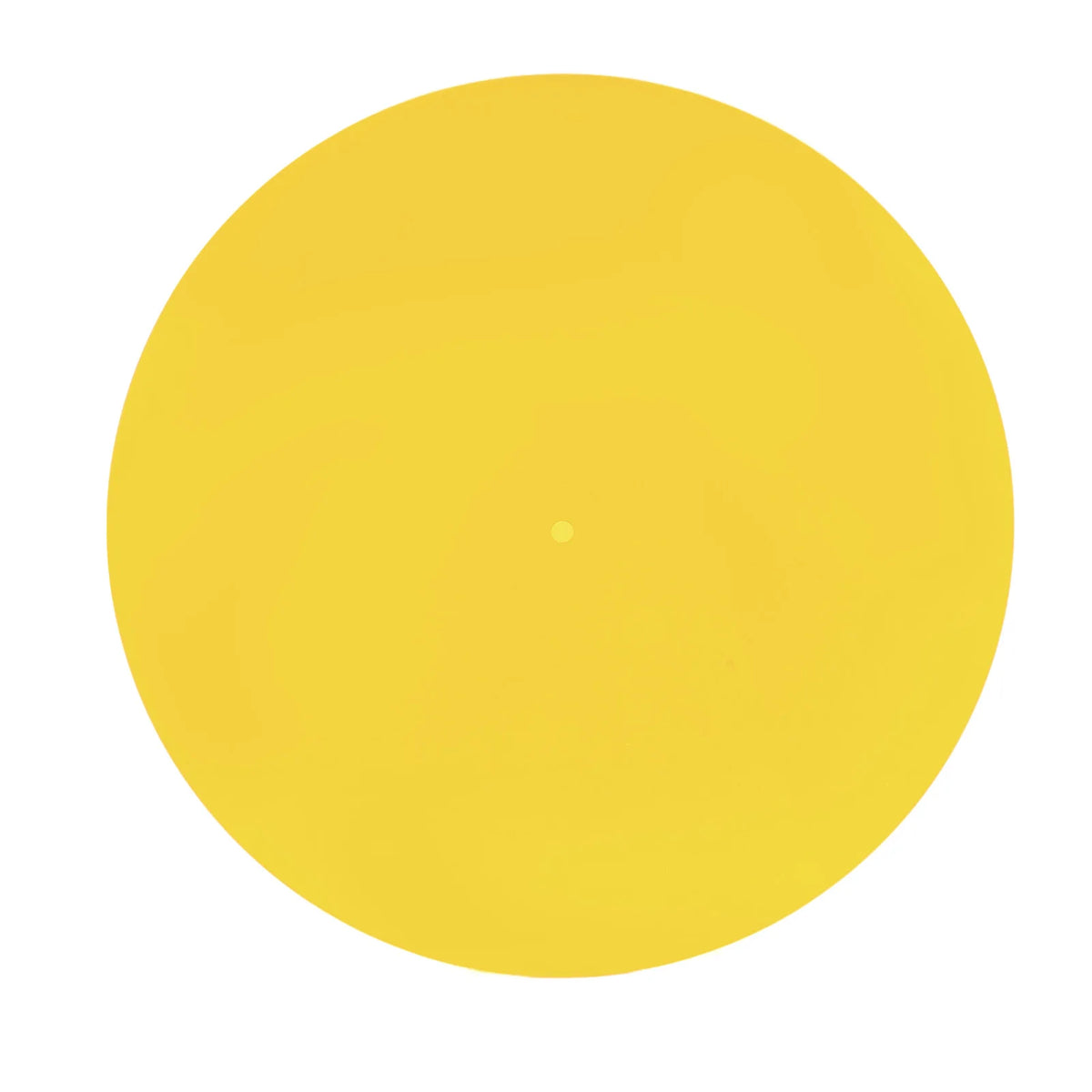 Turntable Mat Record Platter Slipmat Low Noise Acrylic Player Slip Zpaxo Light yellow