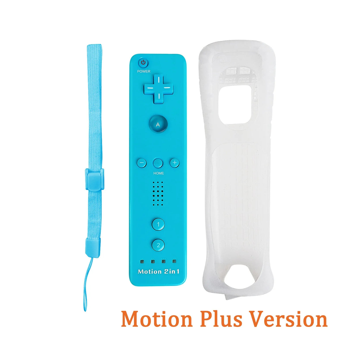 1 Gamepad Nintendo Wii Controller Optional Motion Joystick Wireless Zpaxo Blue remote