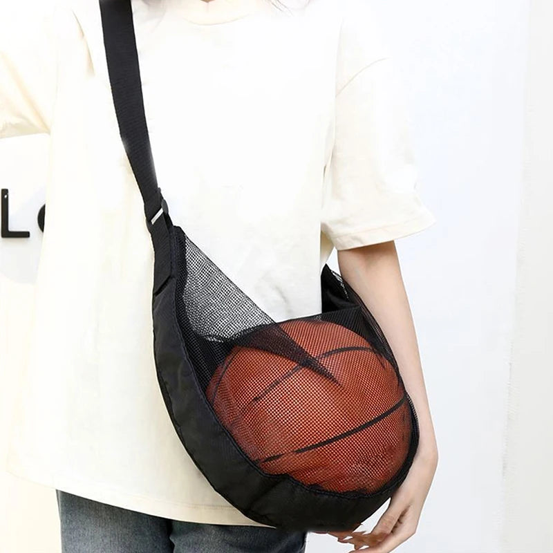 Sturdy Single Ball Sling Bag Zip Pocket Designs Organized Sports Gear Zpaxo