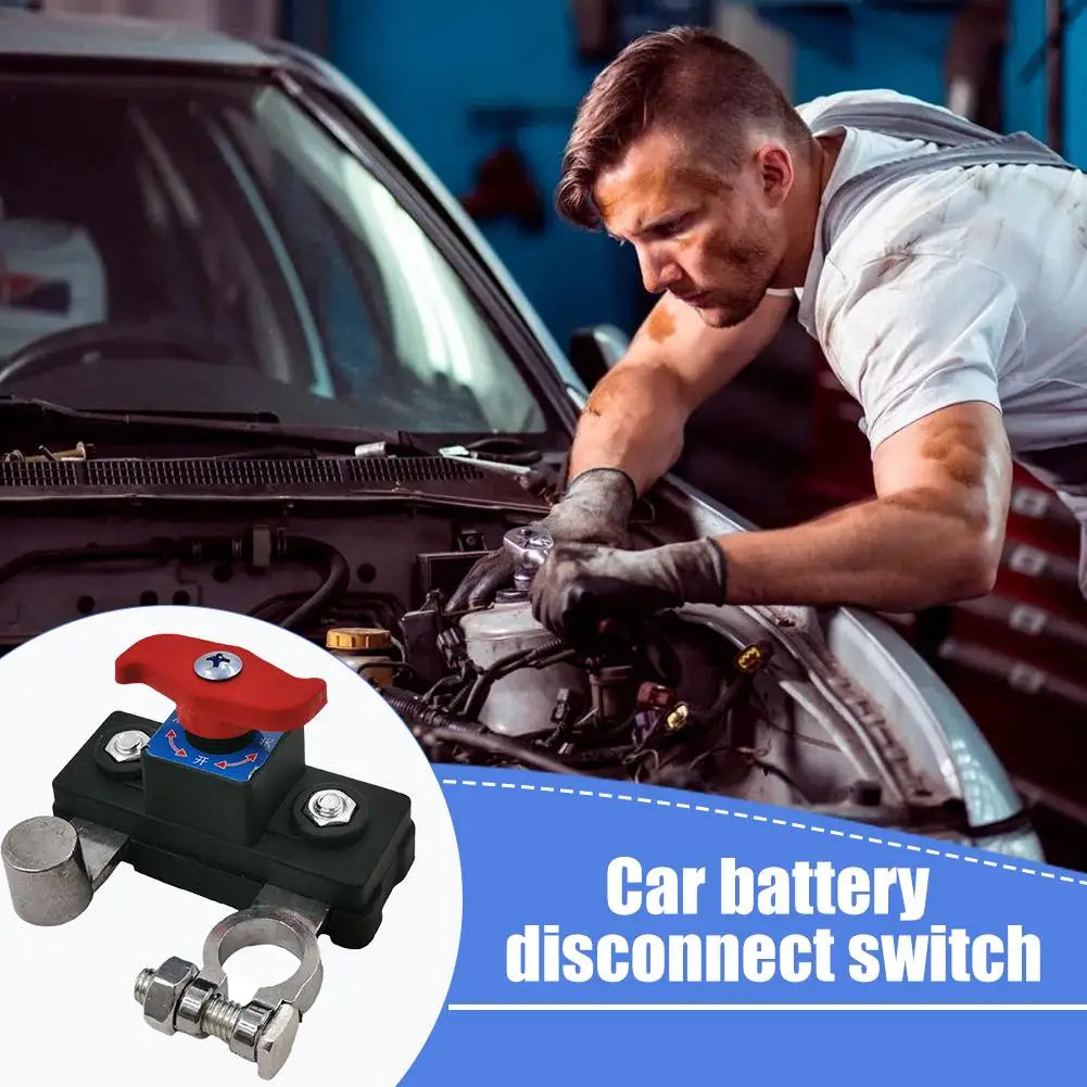 Car Battery Cut Off Disconnect Switch Isolator 12V/24V Battery Disconnect Switch Zpaxo