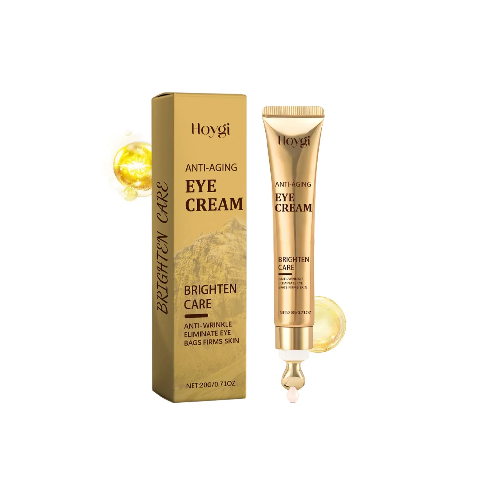 Firming Eye Cream Lifting Eye Bag Dark Circle Removal Fade Fine Line Against Puffiness Deep Moisturizing Nicotinamide Eye Cream Zpaxo 20g boxed