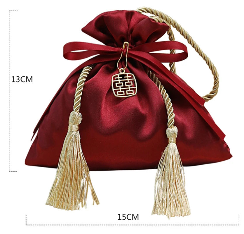 Velvet Drawstring Gift Bag – Wedding Jewelry & Party Pouch