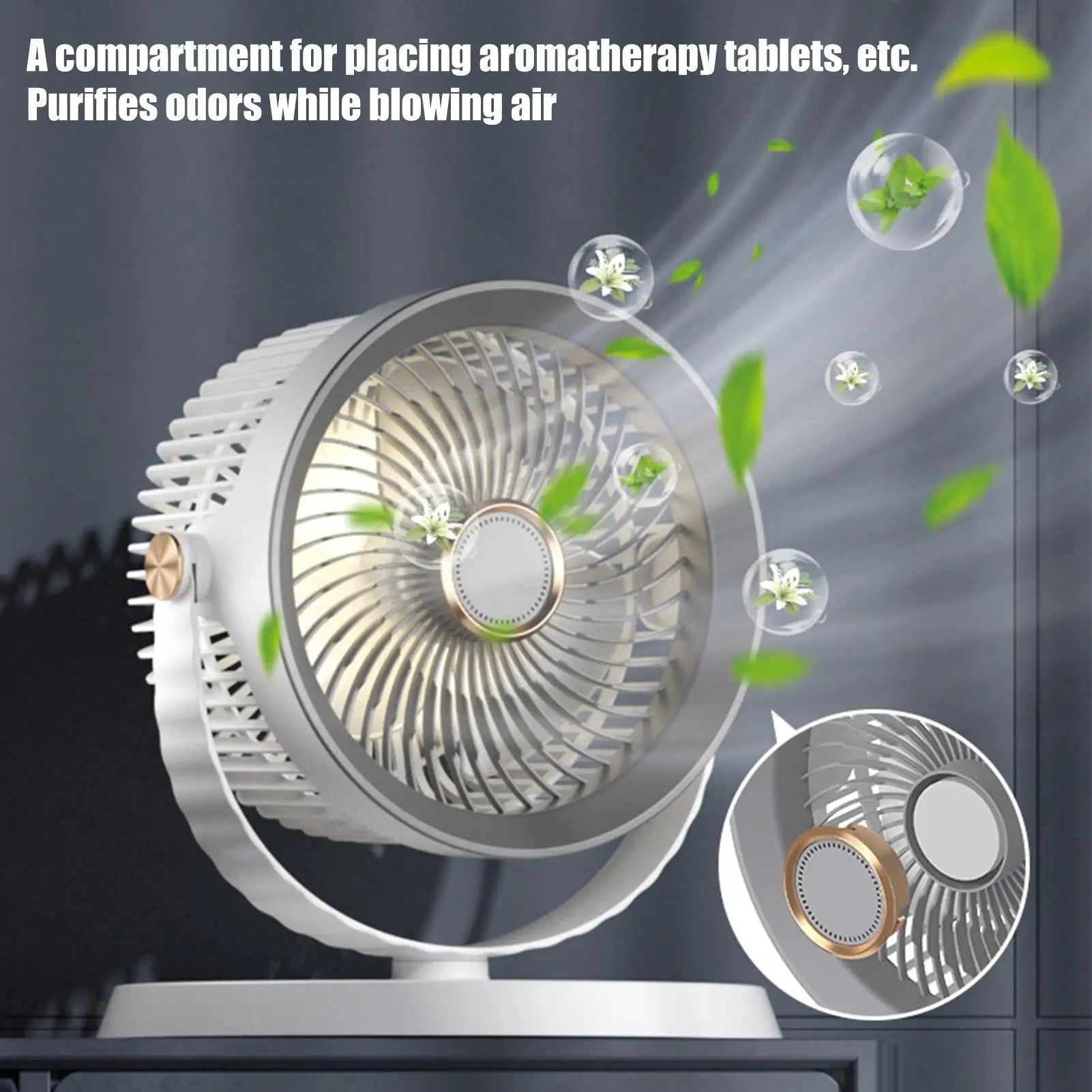 Floor Fans For Home Rechargeable 5-Speed Silent Pedestal With Night Light Floor Fan Quiet Powerful For Indoor Outdoor Camping Zpaxo