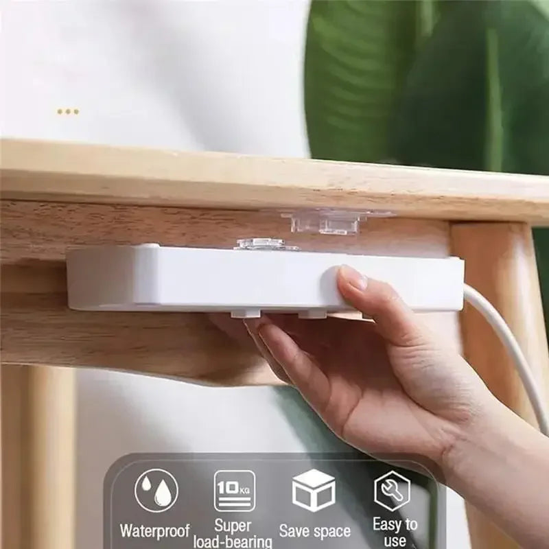 Double Sided Adhesive Wall Hooks Hanger Strong Transparent Suction