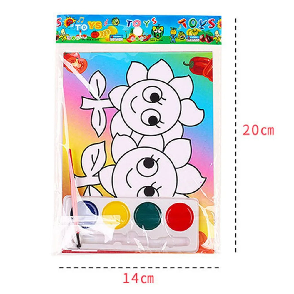 10-30 Pcs DIY Cartoon Paint Coloring Graffiti Painting Kids Birthday Kindergarten Party Gift Back To School Reward Carnival Gift Zpaxo