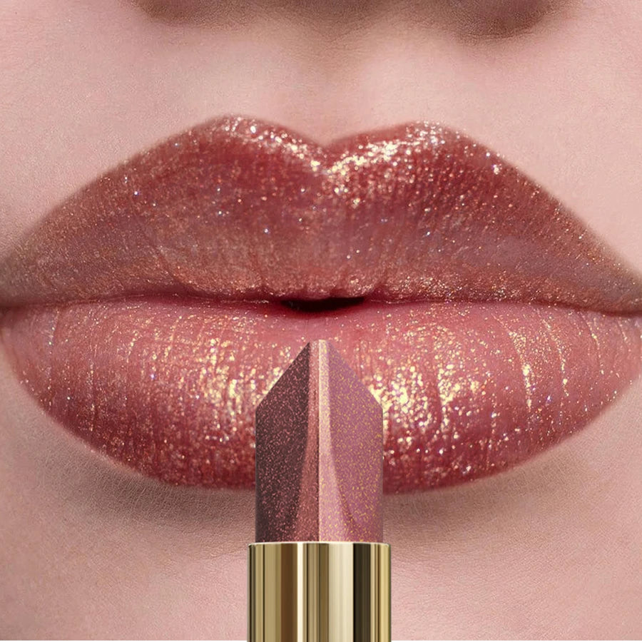 Lipstick Waterproof Glitter&matte Long Lasting Pearlescent