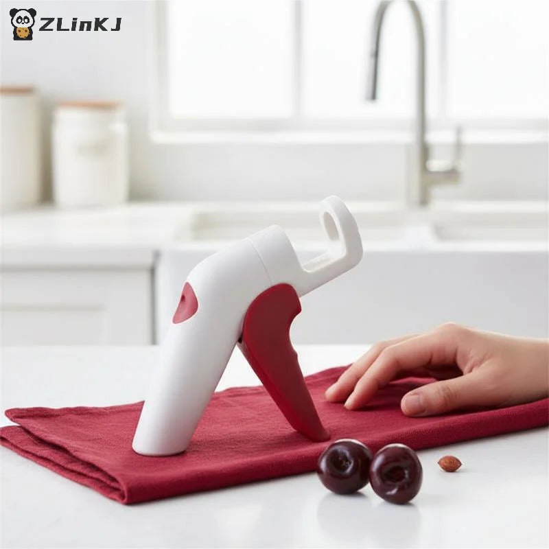 ▶1Pcs Household Cherry Red Date Hawthorn Pitting Machine, Multifunctional Fruit Core Remover Kitchen Gadget Zpaxo