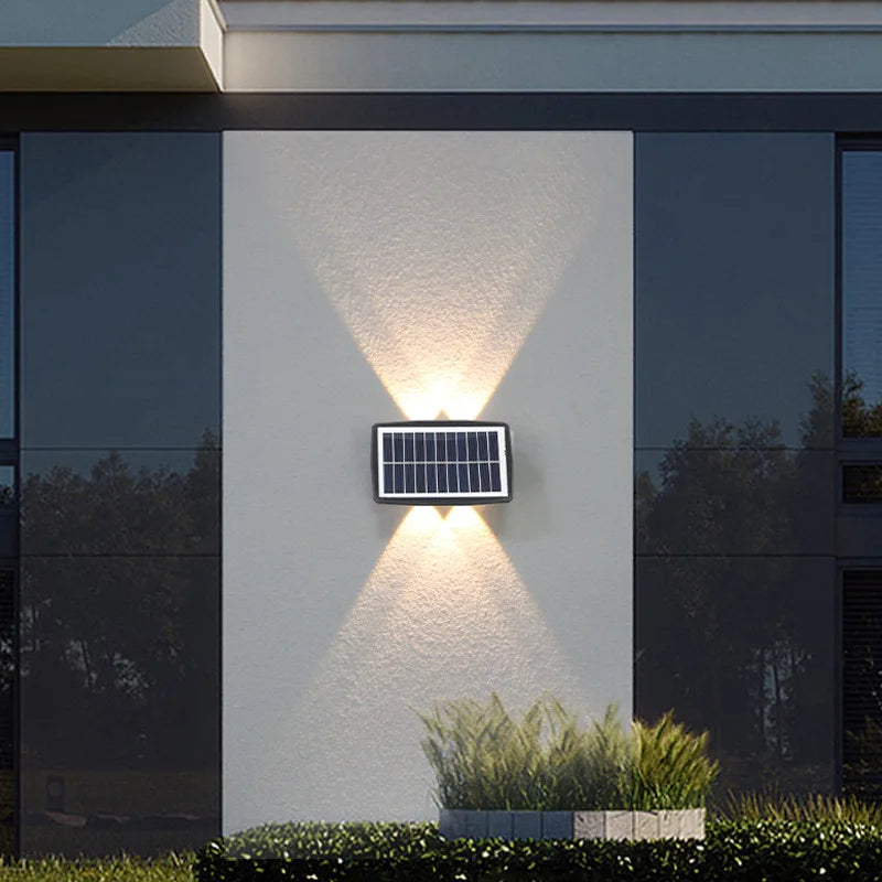 SHINEKNOT Solar LED Outdoor Wall Light | IP65 Weatherproof 4W/6W
