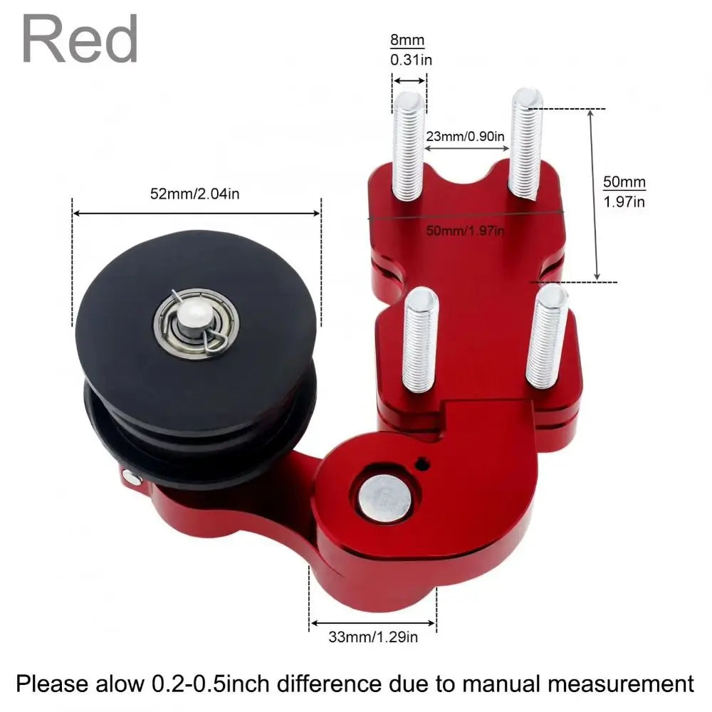 Aluminum Alloy Adjuster Chain Tensioner Roller Black Red Silver Blue Zpaxo