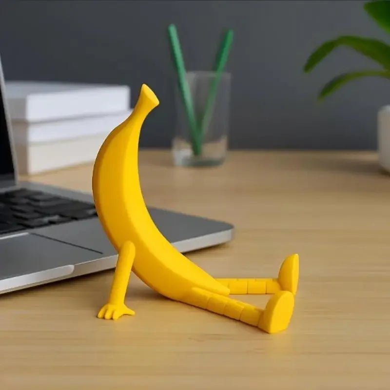 3D Printed Creative Banana Plastics Sculpture Garden Decortion Fun Zpaxo