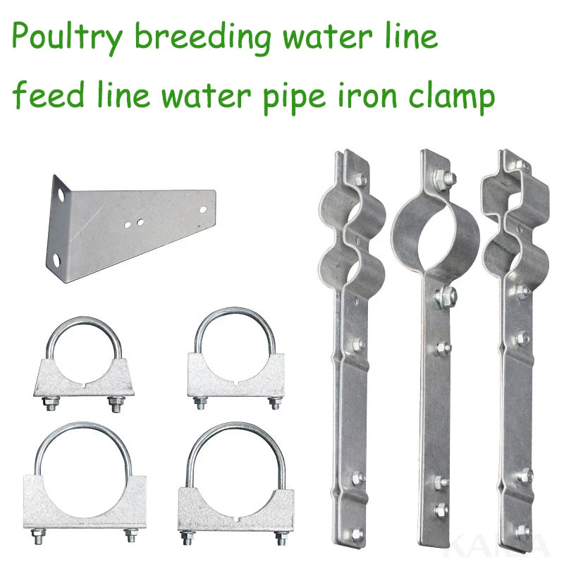 Chicken Farm Water Line Clips Poultry House System Iron Stands
