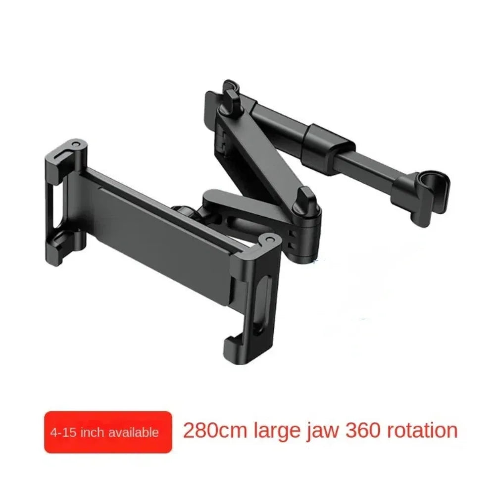Headrest Mounting Car Headrest Tablet Holder Telescopic Bracket Car Back Seat Stand Universal Rotating Zpaxo