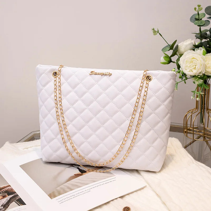 Large Capacity Bucket Bag Women's Fashionable Shoulder Casual Handbag