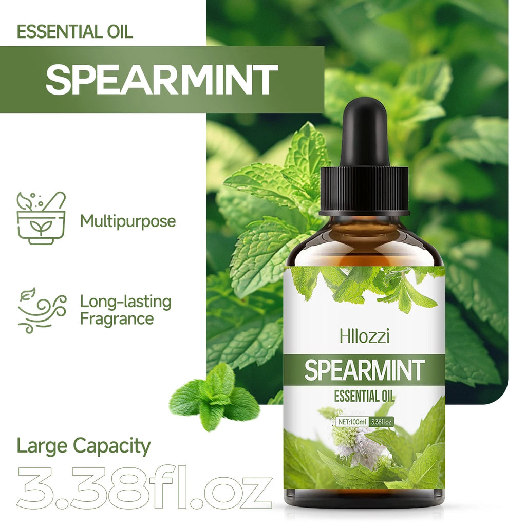 SPEARMINT ESSENTIAL OIL High-quality Moisturizing Nourishing Massage Zpaxo