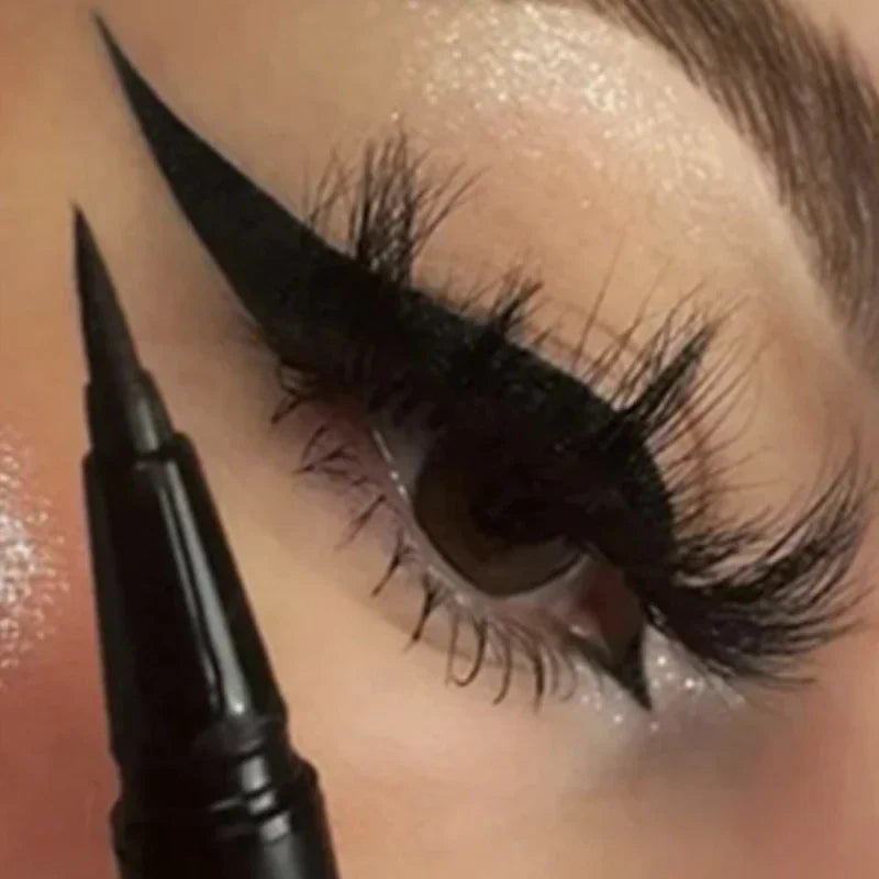 Quick-dry Eyeliner Pencil Makeup Long Lasting Smooth Matte Eye Liner Waterproof Anti-Smudge Liquid Eyeliner Pen Eyes Cosmetics Zpaxo
