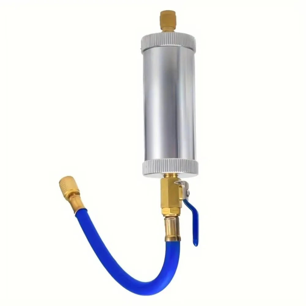2Oz Capacity R134A Liquid Fuel Injector Convenient Sturdy Car Air Conditioner Refiller Rational Design Efficient Zpaxo Blue