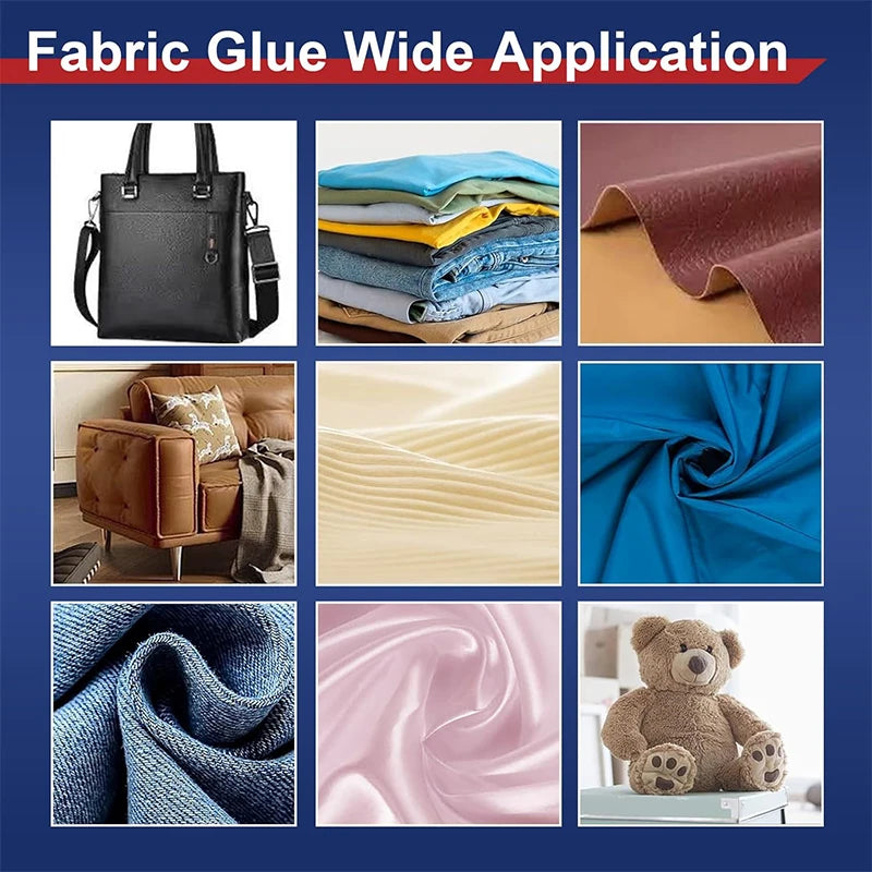 Fabric Sewing Adhesives Quick Drying Clear Glue Strong Repair