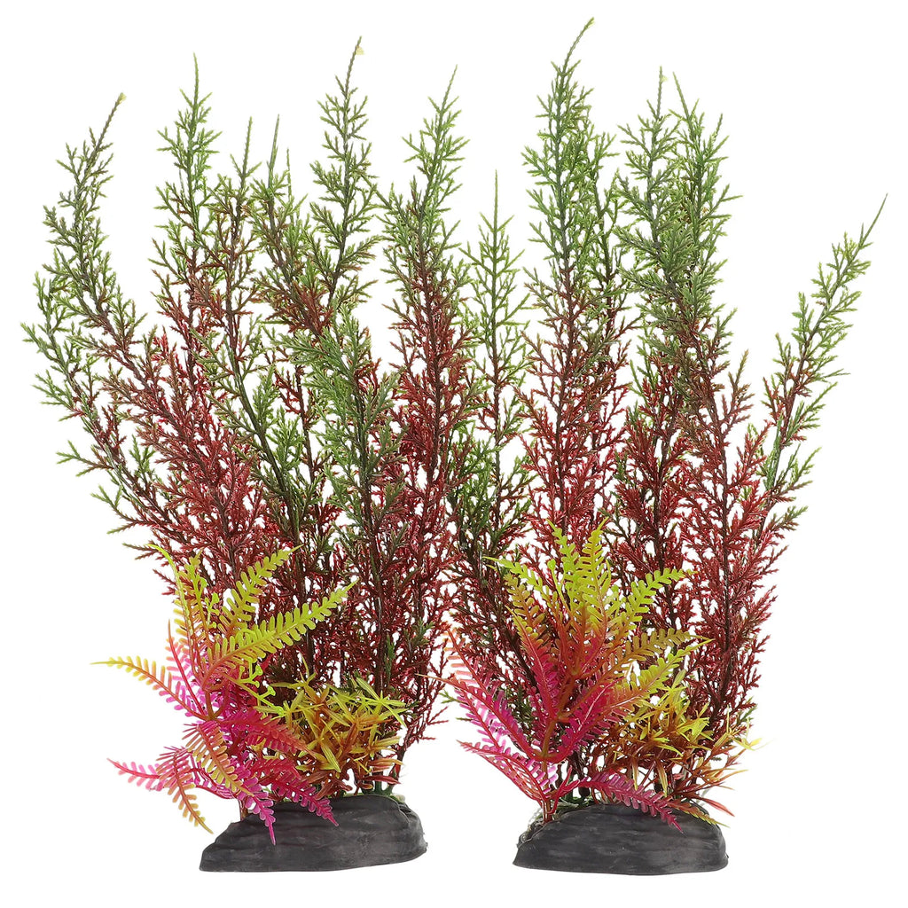 Compact Lightweight Fake Plants Fish Tank Aquarium Decor Beautiful